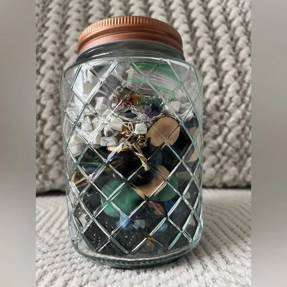 Wearable jewelry jar